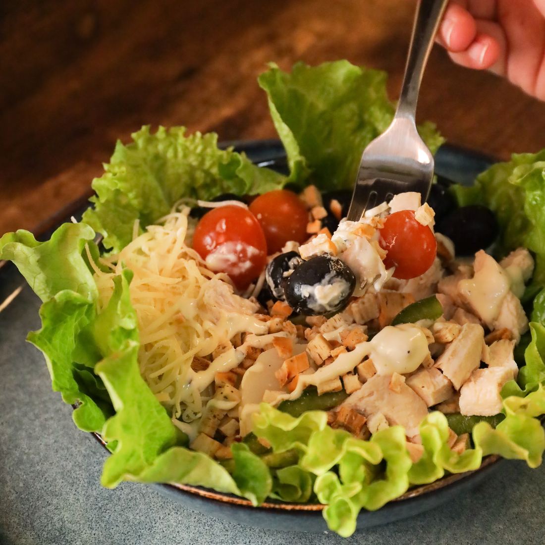 Ensalada césar pollo
